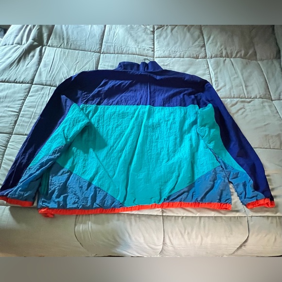 Stylish Men’s tricolor Nike flight pullover, lined track jacket; Sz 3X - Picture 7 of 8